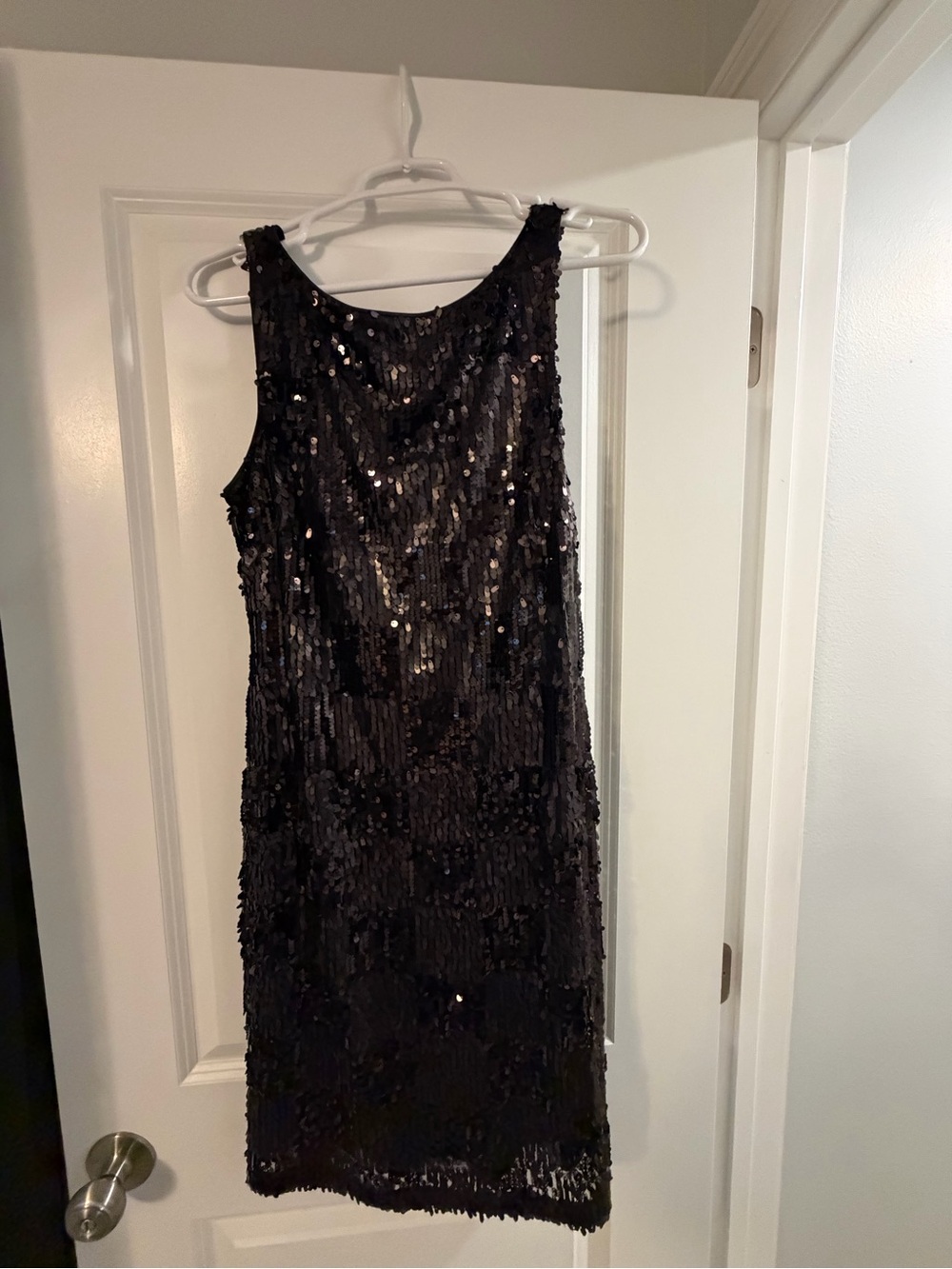 Women’s black sequin dress size 10